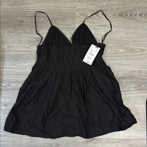 Zara Black Spaghetti Strap Dress